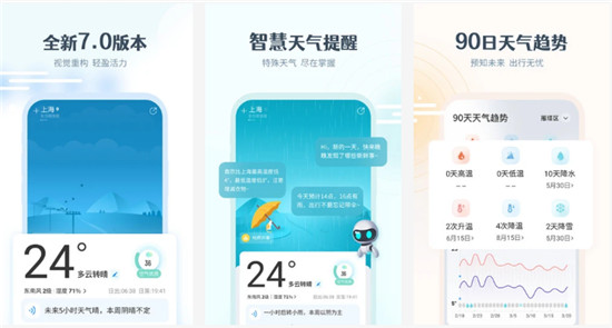 最美天气手机版:更加智慧精准的手机天气查询APP