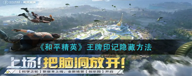 和平精英王牌印记怎么隐藏 王牌印记隐藏方法