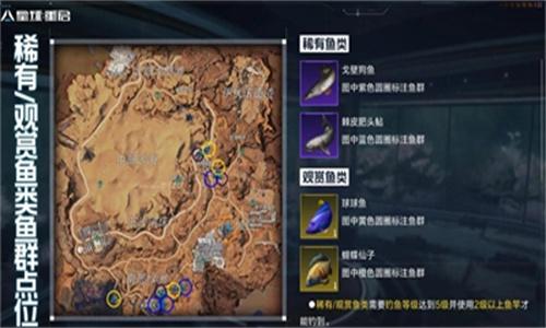 星球重启稀有鱼钓鱼点怎么找?稀有鱼钓鱼点位置说明