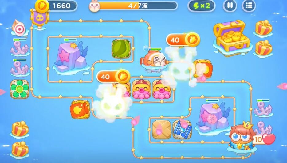 《保卫萝卜4》海的闺女第35关通关攻略