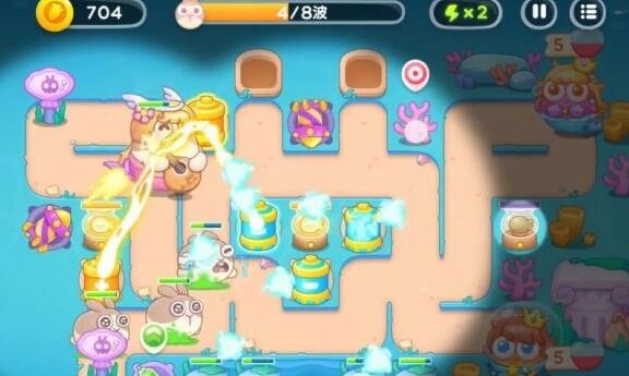 《保卫萝卜4》海的闺女第72关通关攻略