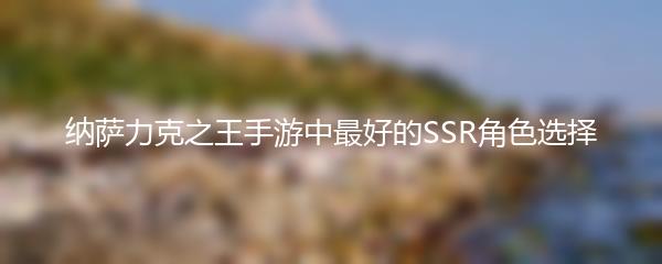 纳萨力克之王手游中最好的SSR角色选择