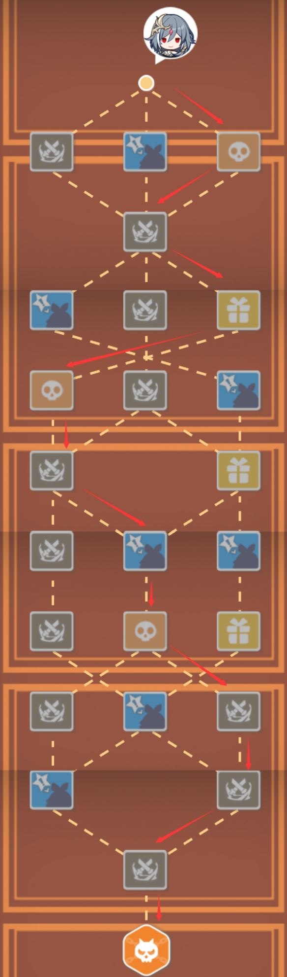 崩坏3寻鸢漫录第二十二关通关攻略