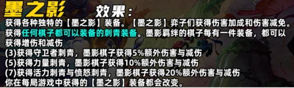 金铲铲之战S11墨之影羁绊介绍