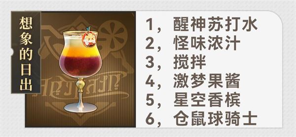 崩坏：星穹铁道杯中逸事配方大全