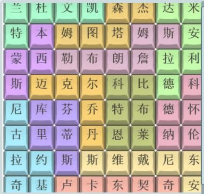 文字找茬大师篮球巨星连上篮球巨星名字通关攻略