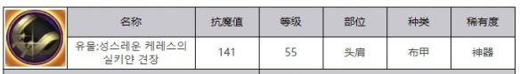 地下城与勇士：起源光明的掌控之力绢丝肩甲属性效果一览