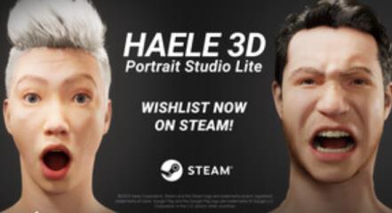 HAELE 3D：肖像工作室Steam试玩 专业脸部造型设计