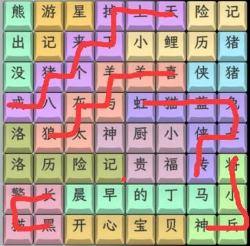 文字找茬大师童年动画片连上所有动画片通关攻略