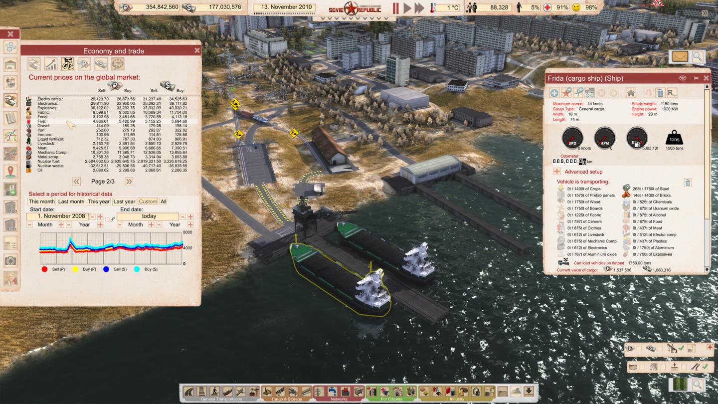 沙盒策略模拟游戏工人与资源：苏维埃共和国现已在Steam平台正式推出 获特别好评