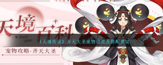 天境传说齐天大圣宠物信息及搭配建议