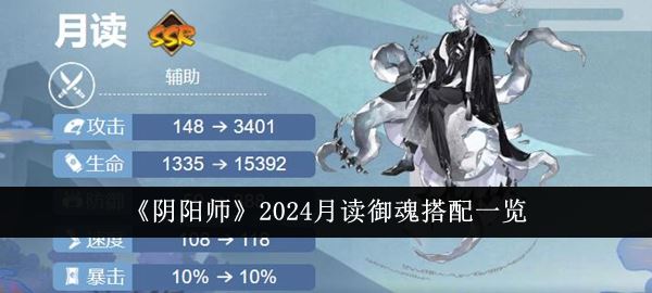 阴阳师2024月读御魂搭配一览