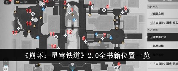 崩坏：星穹铁道2.0全书籍位置一览