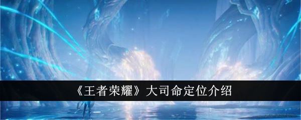王者荣耀大司命定位介绍