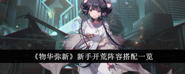物华弥新新手开荒阵容搭配一览