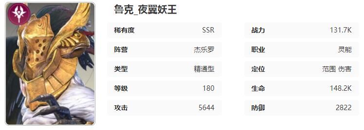 星际52区鲁克角色技能属性介绍