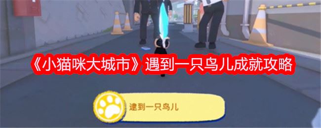 小猫咪大城市遇到一只鸟儿成就攻略