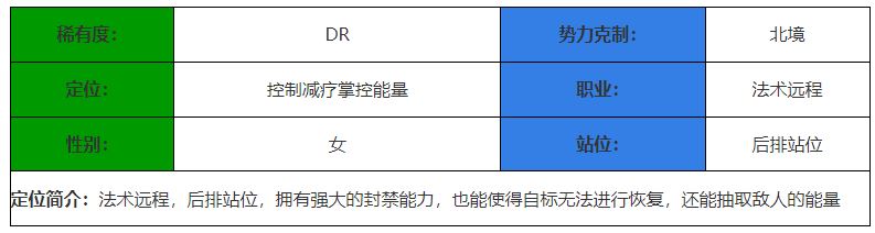 决胜之心赋灵夜影角色介绍