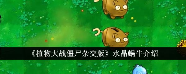 植物大战僵尸杂交版水晶蜗牛介绍